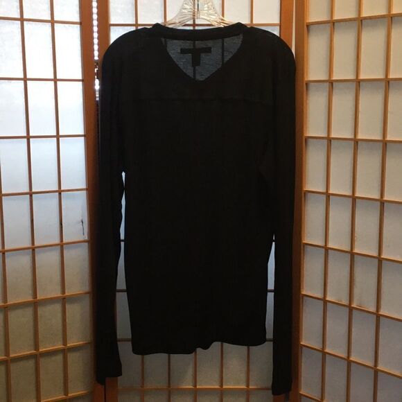 Kenneth Cole New York L/S Vneck Ribbed Top - Picture 5 of 8